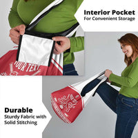 Custom Denmark Hockey Grocery Bag Come On Danish Lions