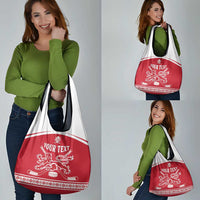 Custom Denmark Hockey Grocery Bag Come On Danish Lions