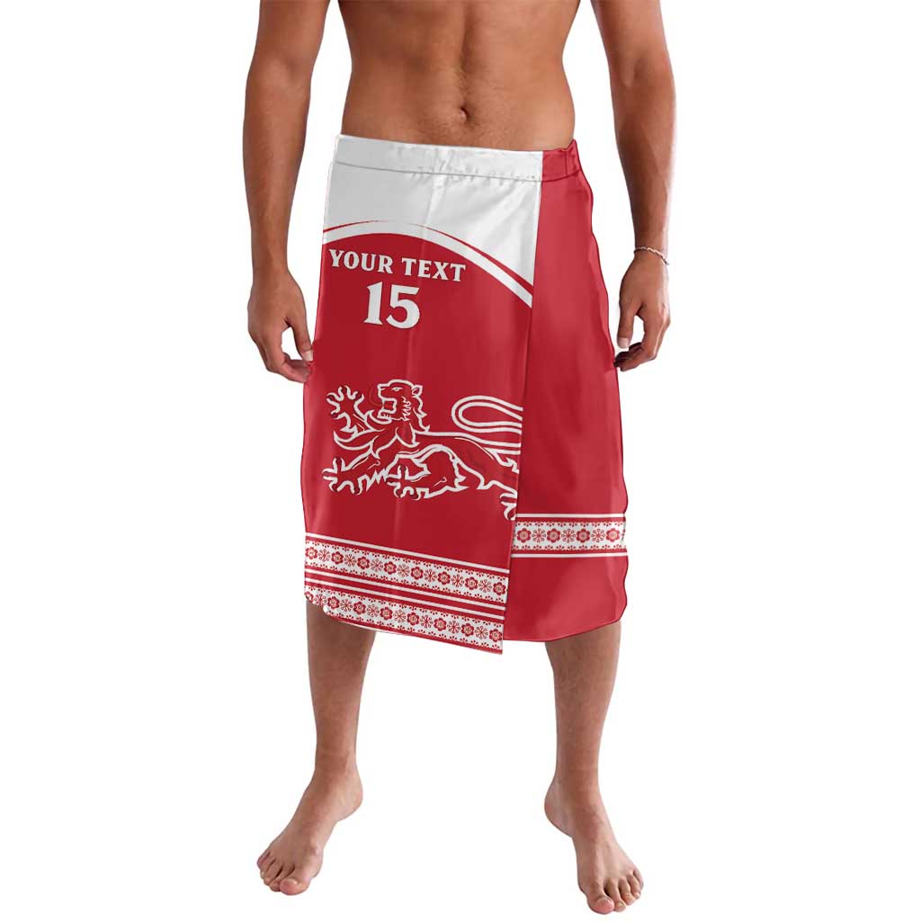 Custom Denmark Hockey Lavalava Come On Danish Lions