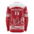 Custom Denmark Hockey Long Sleeve Shirt Come On Danish Lions