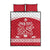 Custom Denmark Hockey Quilt Bed Set Come On Danish Lions