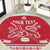 Custom Denmark Hockey Round Carpet Come On Danish Lions