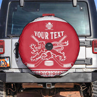 Custom Denmark Hockey Spare Tire Cover Come On Danish Lions