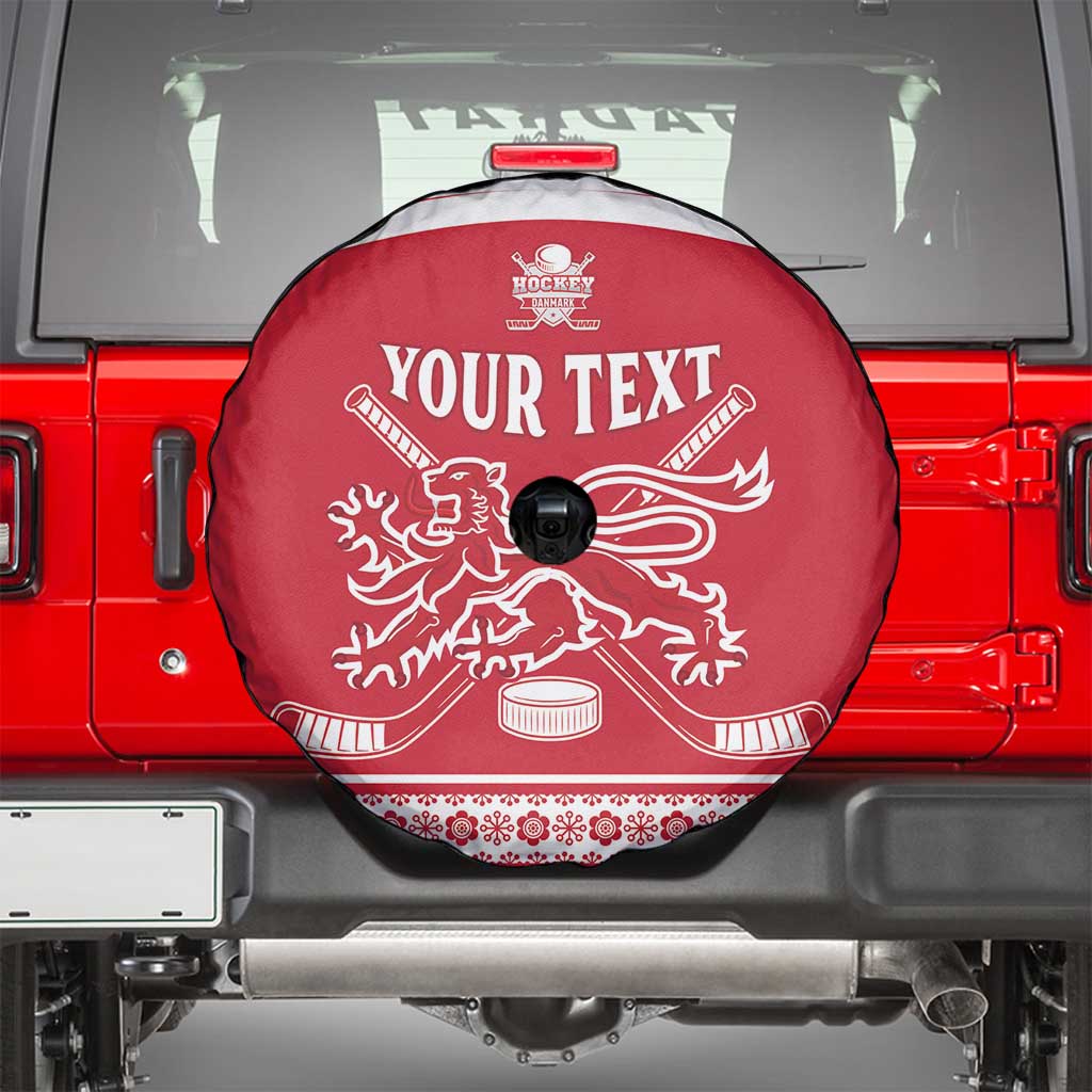 Custom Denmark Hockey Spare Tire Cover Come On Danish Lions