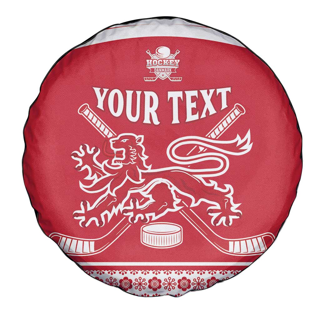 Custom Denmark Hockey Spare Tire Cover Come On Danish Lions