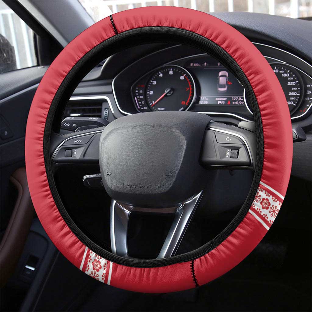 Denmark Hockey Steering Wheel Cover Come On Danish Lions