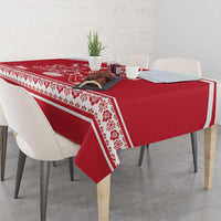 Custom Denmark Hockey Tablecloth Come On Danish Lions