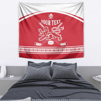 Custom Denmark Hockey Tapestry Come On Danish Lions