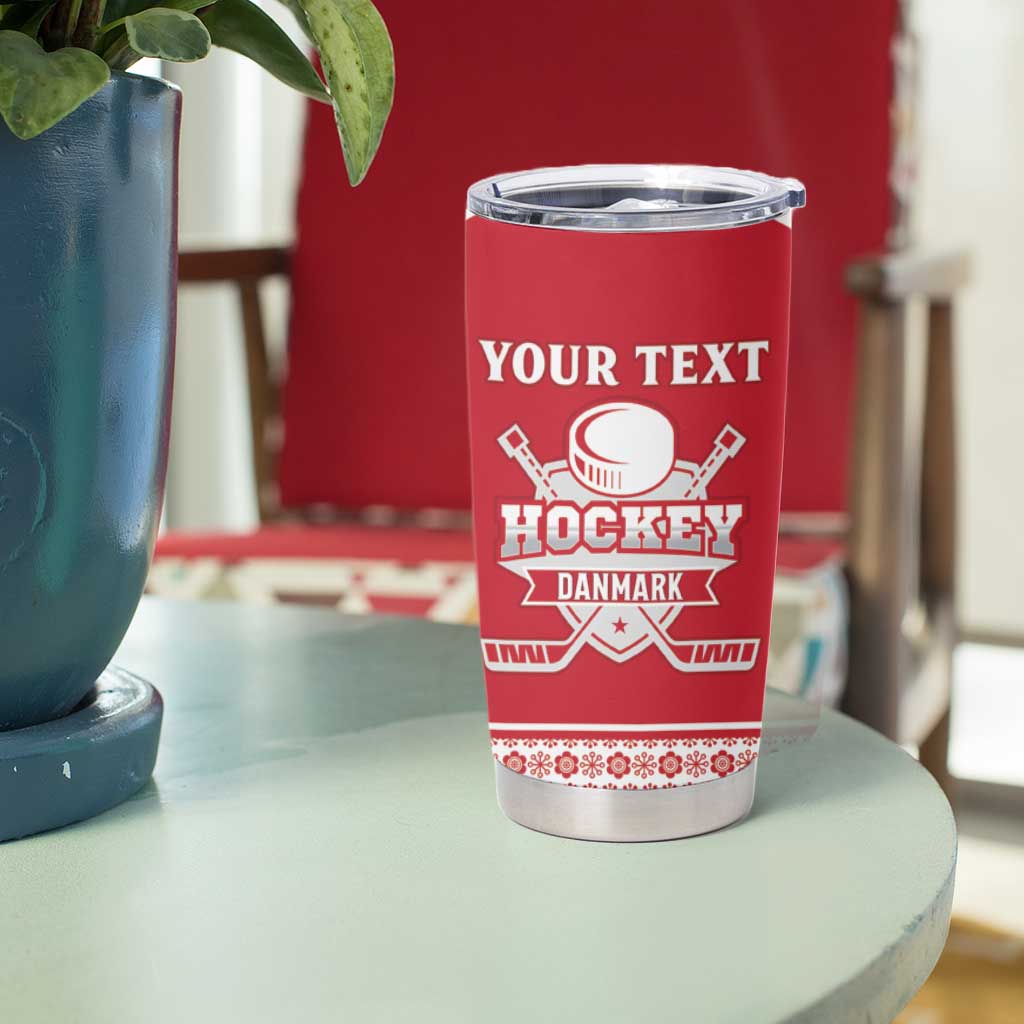 Custom Denmark Hockey Tumbler Cup Come On Danish Lions