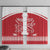 Custom Denmark Hockey Window Curtain Come On Danish Lions