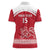 Custom Denmark Hockey Women Polo Shirt Come On Danish Lions