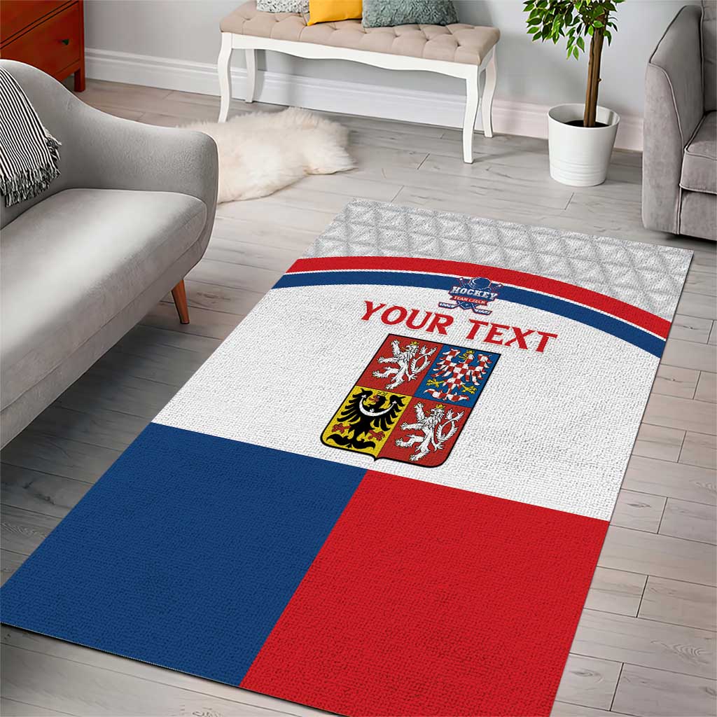 Custom Czech Hockey Area Rug Go Cesko