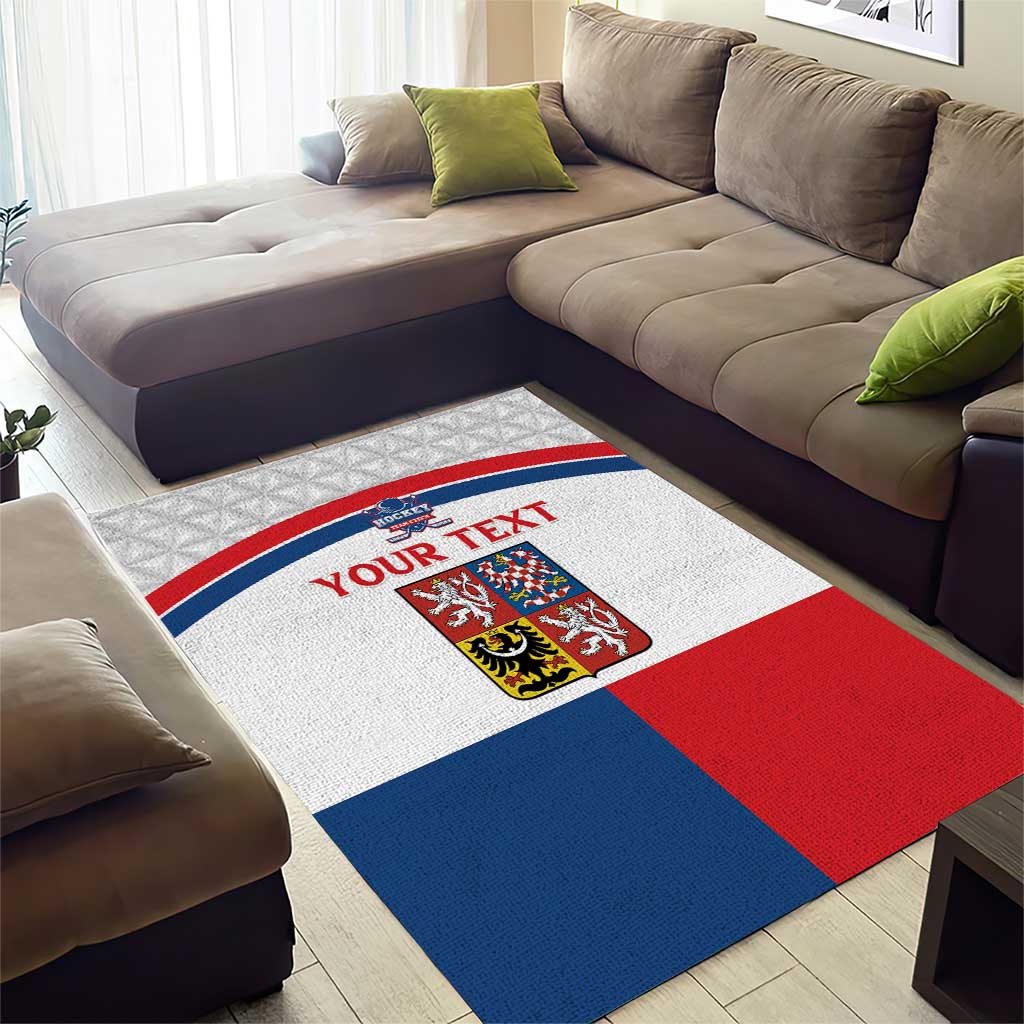 Custom Czech Hockey Area Rug Go Cesko