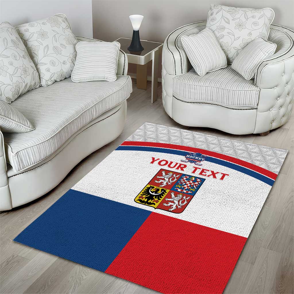 Custom Czech Hockey Area Rug Go Cesko