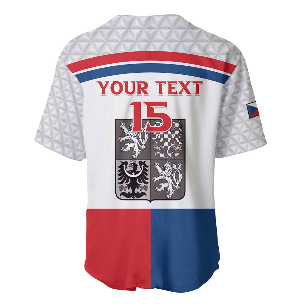 Custom Czech Hockey Baseball Jersey Go Cesko