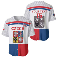 Custom Czech Hockey Baseball Jersey Go Cesko