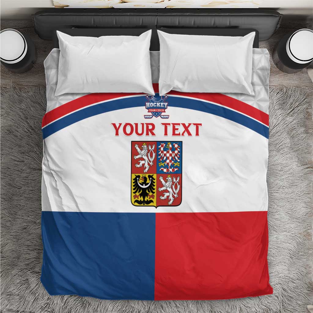 Custom Czech Hockey Bedding Set Go Cesko