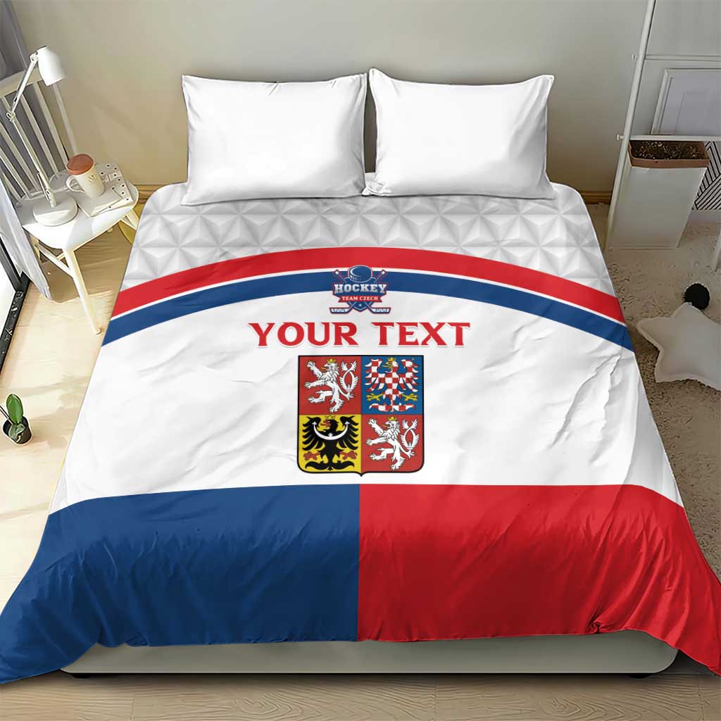Custom Czech Hockey Bedding Set Go Cesko