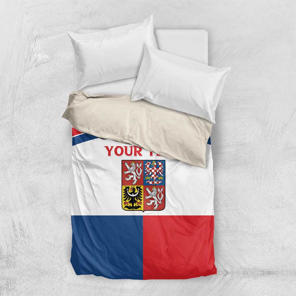 Custom Czech Hockey Bedding Set Go Cesko