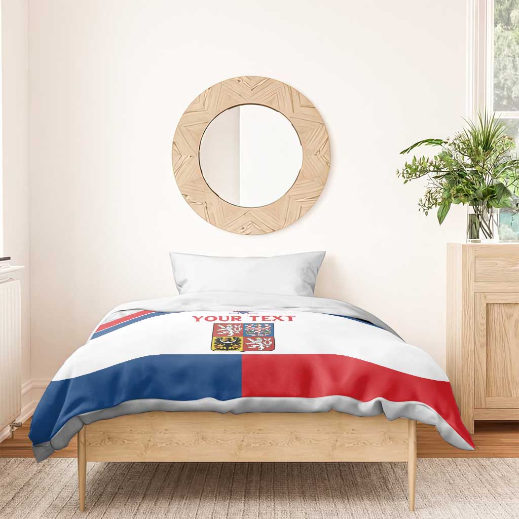Custom Czech Hockey Bedding Set Go Cesko