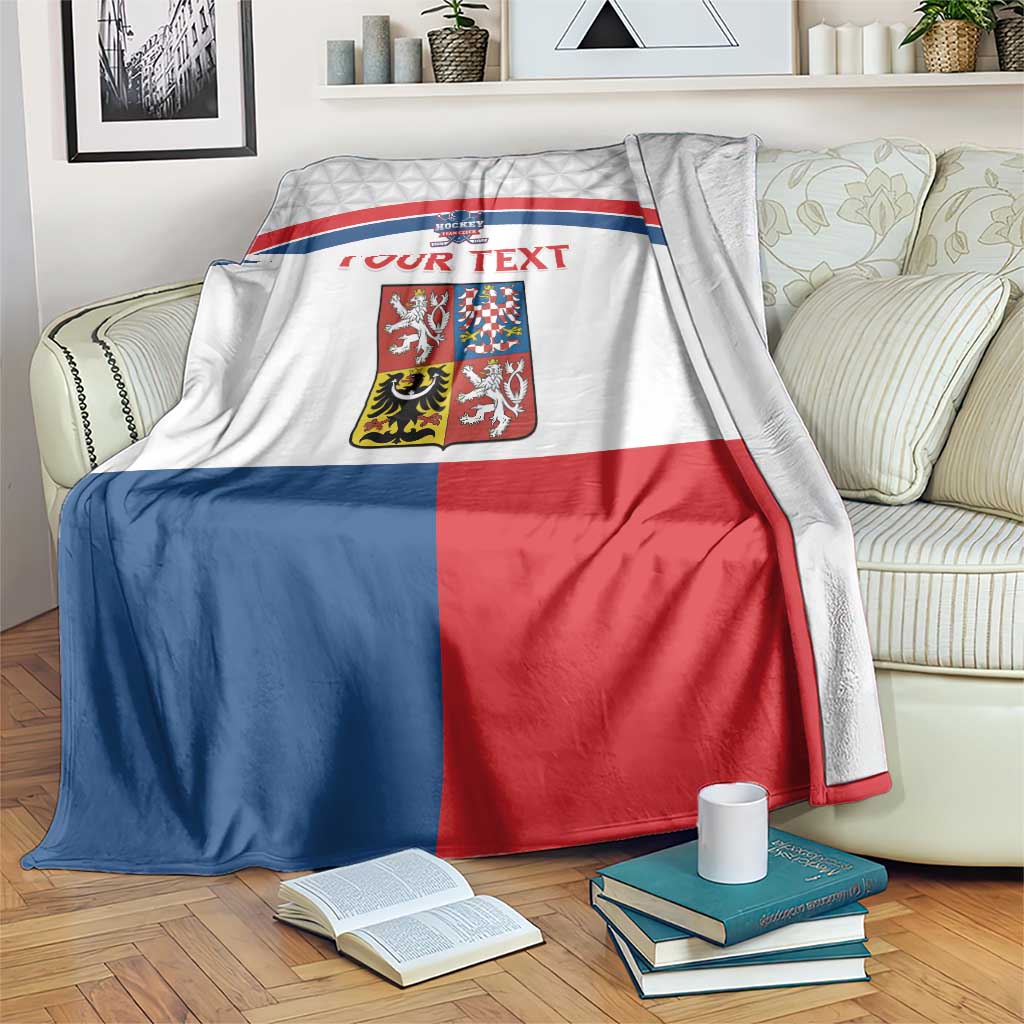 Custom Czech Hockey Blanket Go Cesko