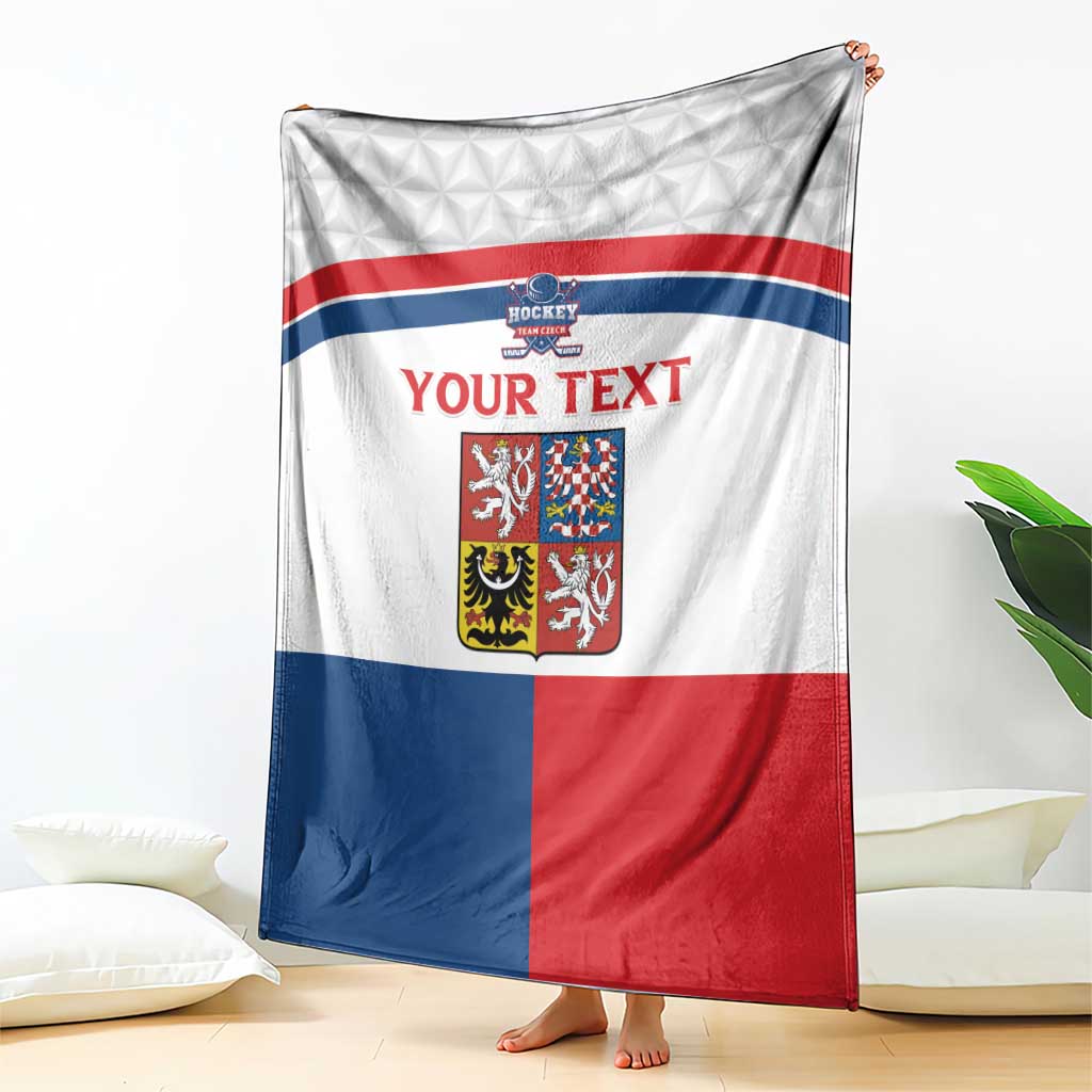 Custom Czech Hockey Blanket Go Cesko