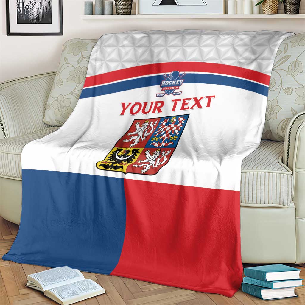 Custom Czech Hockey Blanket Go Cesko