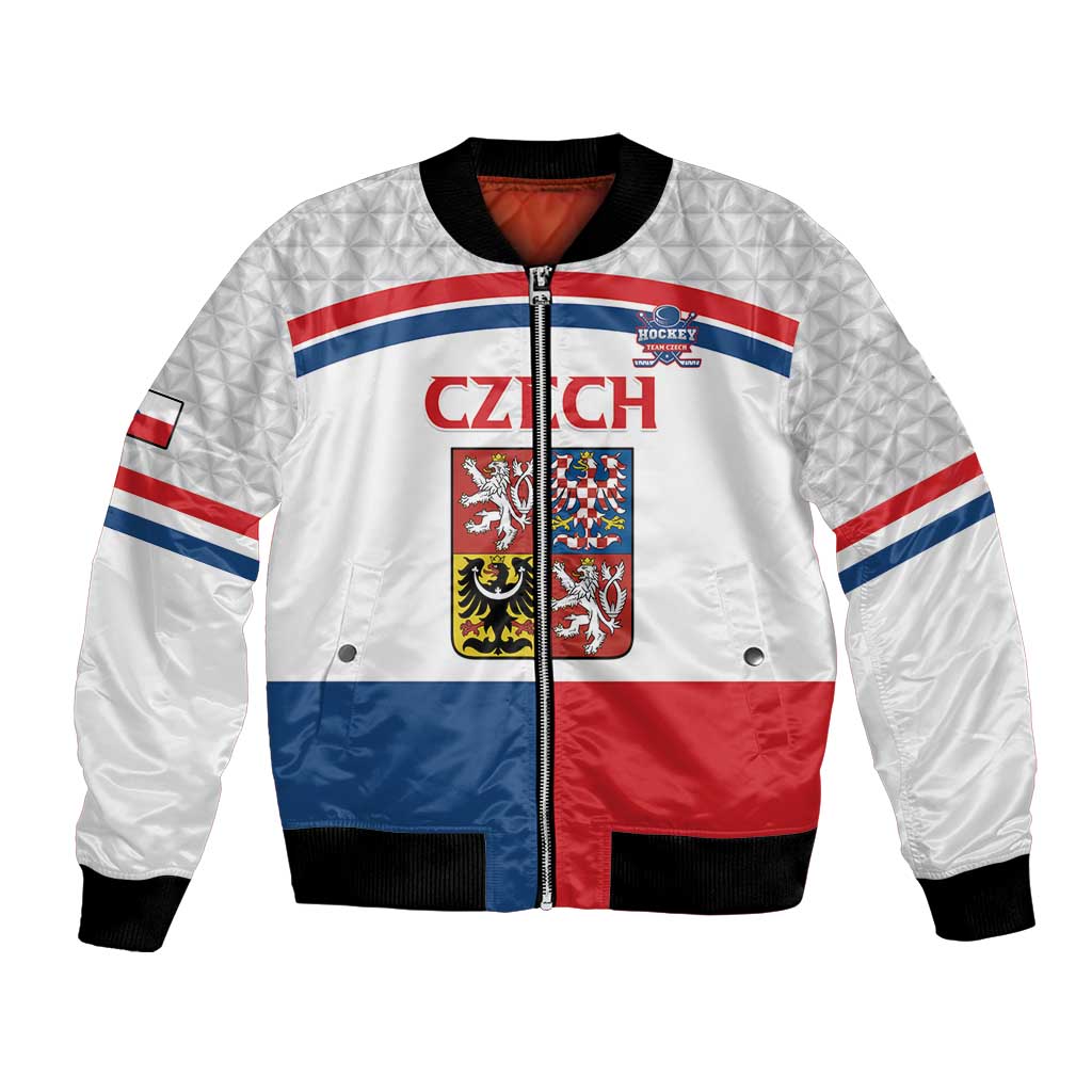 Custom Czech Hockey Bomber Jacket Go Cesko