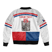 Custom Czech Hockey Bomber Jacket Go Cesko