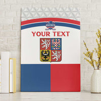 Custom Czech Hockey Canvas Wall Art Go Cesko