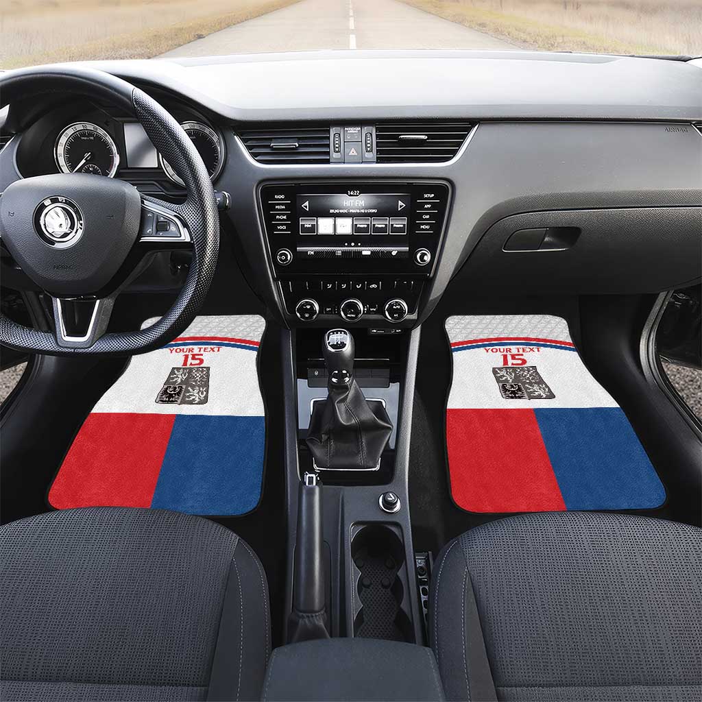 Custom Czech Hockey Car Mats Go Cesko