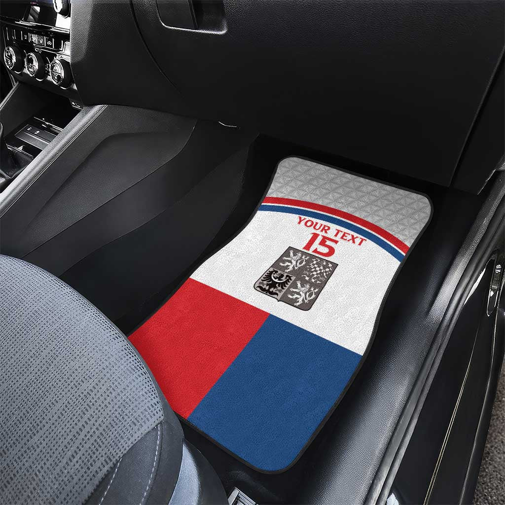 Custom Czech Hockey Car Mats Go Cesko