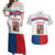 Custom Czech Hockey Couples Matching Off Shoulder Maxi Dress and Hawaiian Shirt Go Cesko
