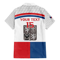 Custom Czech Hockey Family Matching Mermaid Dress and Hawaiian Shirt Go Cesko