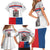 Custom Czech Hockey Family Matching Short Sleeve Bodycon Dress and Hawaiian Shirt Go Cesko