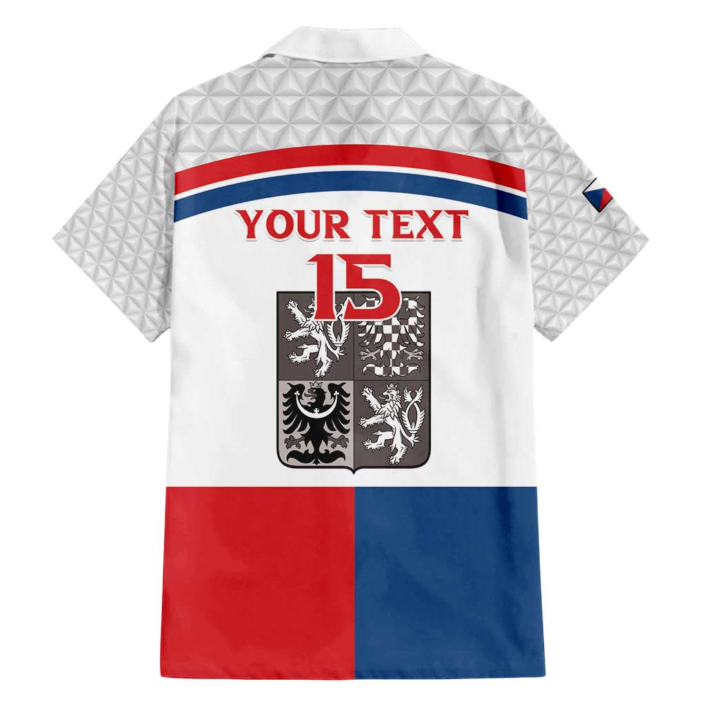 Custom Czech Hockey Family Matching Summer Maxi Dress and Hawaiian Shirt Go Cesko