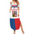 Custom Czech Hockey Family Matching Summer Maxi Dress and Hawaiian Shirt Go Cesko