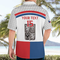 Custom Czech Hockey Hawaiian Shirt Go Cesko