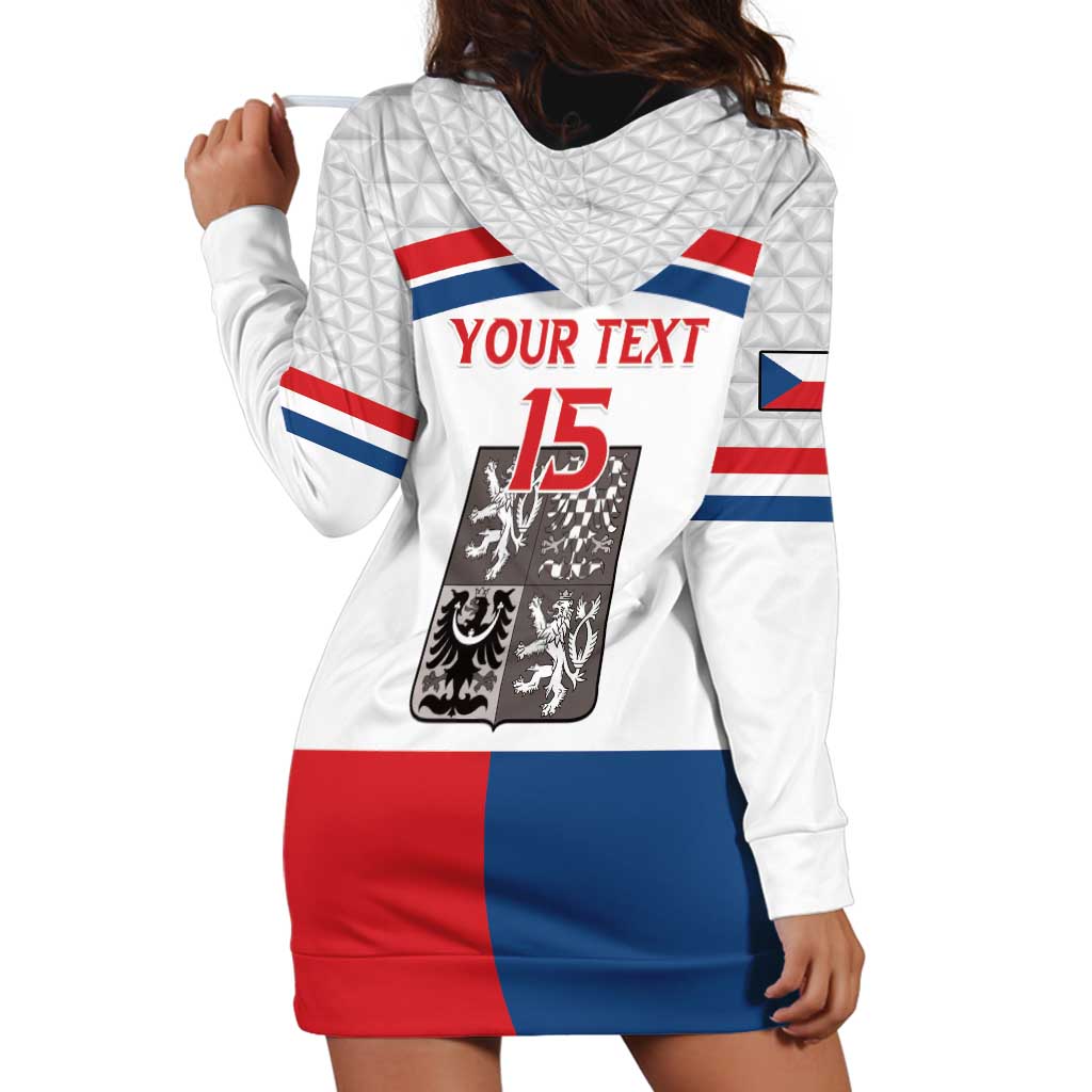 Custom Czech Hockey Hoodie Dress Go Cesko