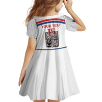 Custom Czech Hockey Kid Short Sleeve Dress Go Cesko