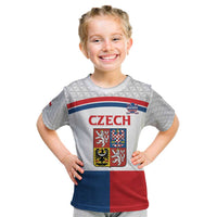 Custom Czech Hockey Kid T Shirt Go Cesko