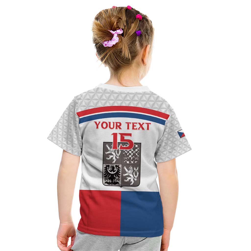 Custom Czech Hockey Kid T Shirt Go Cesko