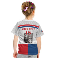 Custom Czech Hockey Kid T Shirt Go Cesko