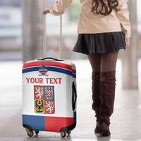 Custom Czech Hockey Luggage Cover Go Cesko