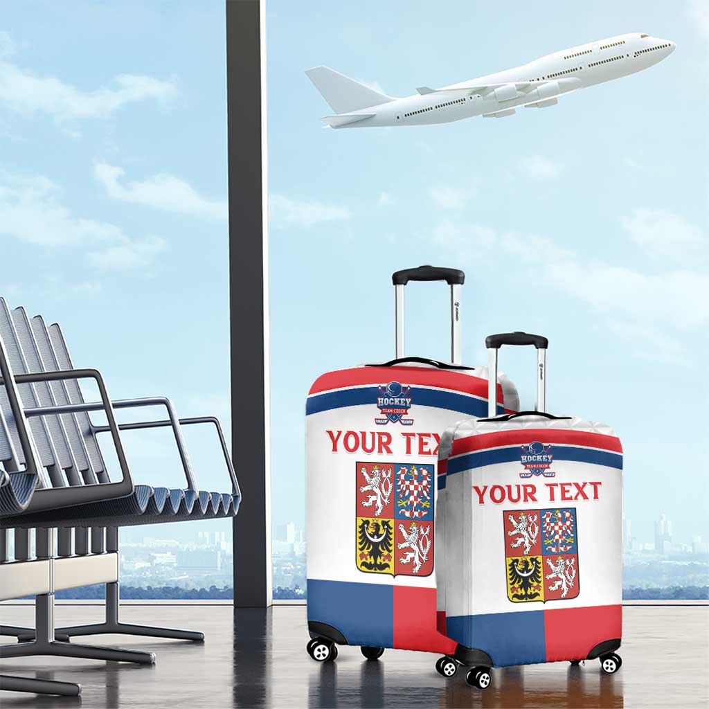 Custom Czech Hockey Luggage Cover Go Cesko