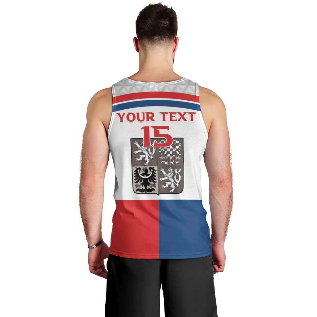 Custom Czech Hockey Men Tank Top Go Cesko