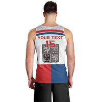 Custom Czech Hockey Men Tank Top Go Cesko