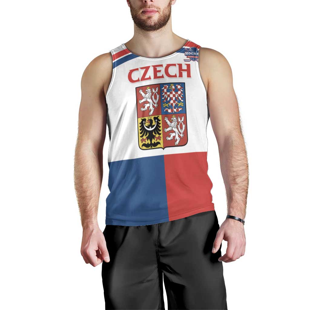 Custom Czech Hockey Men Tank Top Go Cesko