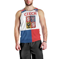 Custom Czech Hockey Men Tank Top Go Cesko