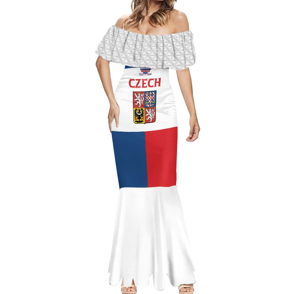 Custom Czech Hockey Mermaid Dress Go Cesko